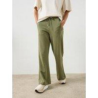 Sweaty Betty Womens Piped Drawstring Wide Leg Trousers - Green