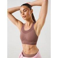 Sweaty Betty Womens Training Stamina Seamless Sports Bra - Brown
