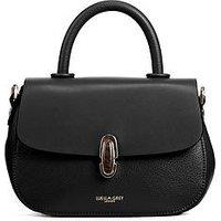 Luella Grey Delia Top Handle Crossbody In Black