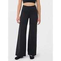 Sweaty Betty Super Soft Wide Leg Trouser - Black