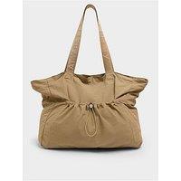 Sweaty Betty Womens Training Nylon Ruched Tote Bag - Beige