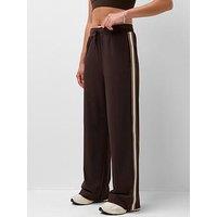 Sweaty Betty Explorer Side Stripe Wide Leg Trousers - Brown