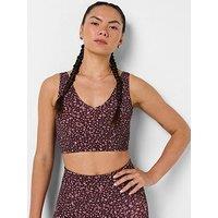 Sweaty Betty Womens Training Ultimate Studio Voop Bra - Brown