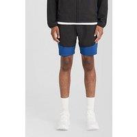 Lyle & Scott Sport Mens Sports Panelled Shorts - Black