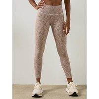 Sweaty Betty Seamless Space Dye 7/8 Leggings - Beige
