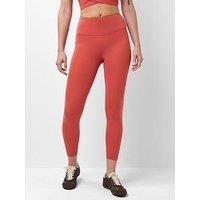 Sweaty Betty Womens High Rise 7/8 Length Stretch Leggings - Red