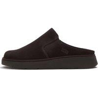 Fitflop Womens Gen-Ff Suede Elasticated Suede Mules - Brown