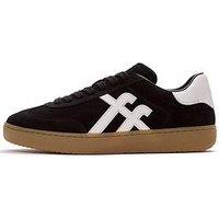 Fitflop Womens Suede T-Toe Lace-Up Trainers - White