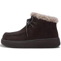 Fitflop Womens Gen-Ff Suede Shearling Boots - Brown