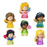 Fisher-Price Little People Little People Disney Princess Shimmer Gowns Figure Set, 6 Characters