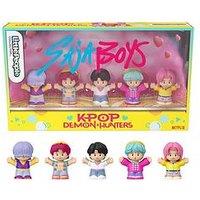 Fisher-Price Little People Little People Collector Kpop Demon Hunters: Saja Boys Special Edition Set, 5 Figures