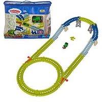 Thomas & Friends Railroad Builder Track Kit With Percy Engine & Storage Bag