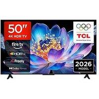 Tcl 50V6D-Uk, 50" 4K Uhd Fire Tv With Freely