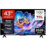 Tcl 43V6D-Uk, 43" 4K Uhd Fire Tv With Freely