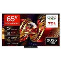 Tcl 65C8L-Uk, 65" 4K Premium Sqd Mini Led 144Hz Tv