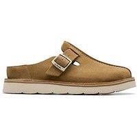 Clarks Solsbury Mule Sand Suede Mule