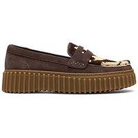 Clarks Cow Print Torhill Penny Loafter