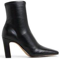 Aldo Cybele Pointed Toe Block Heel Ankle Boots - Black
