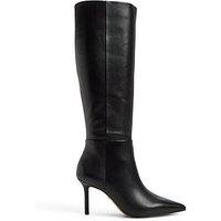 Aldo Saphiria Leather Knee High Boot - Black