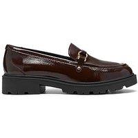 Clarks Code L Step Brown Patent Loafer