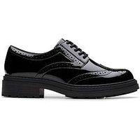 Clarks Wide Fit Orinoco3 Derby - Black
