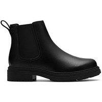 Clarks Wide Fit Orinoco3 Lane Black Boot