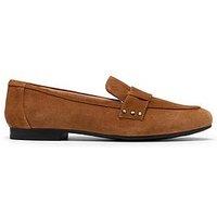 Clarks Tamna Strap Tan Suede Loafer