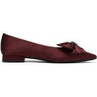 Clarks Sensa15 Bella Burgundy Bow Shoe
