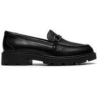 Clarks Code L Step Black Matt Loafer
