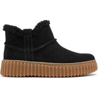 Clarks Black Fur Lined Torhill Warm Boot