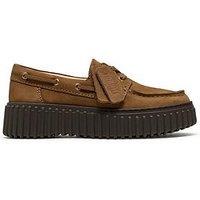 Clarks Walnut Torhill Boat Shoe