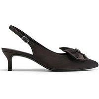 Clarks Zarey Bella Black Bow Heel