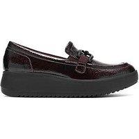 Clarks Zylah Top Loafer - Burgundy