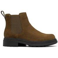 Clarks Orinoco3 Lane Suede Boot - Olive