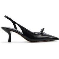 Aldo Philipa Pointed Toe Bow Detail Heeled Shoes - Black