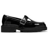 Clarks Lauryl T Bar Black Patent Shoe