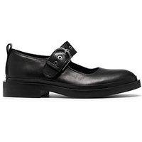 Clarks Previa Bar Black Matt Mary Jane