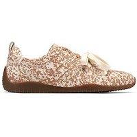 Clarks Meridor Lace Trainer - Animal Print
