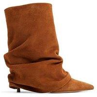 Aldo Kerlon Pointed Toe Slip-On Ankle Boots - Brown