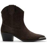 Aldo Valley Western Boot - Dark Brown