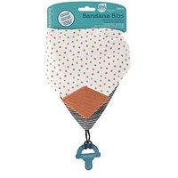 Infantino Bandana Teether & Pacigrip Bib 2 Pack (Dots & Stripes)