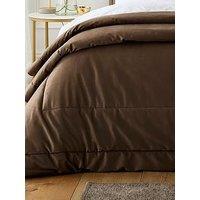 Appletree Harlan Velvet Bedspread In Chocolate