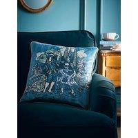 Laurence Llewelyn-Bowen Tuscan Toile Filled Cushion In Blue