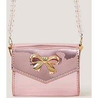Monsoon Girls Beaded Strap Mini Bag - Pink