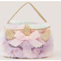 Monsoon Girls Fluffy Unicorn Makeup Bag