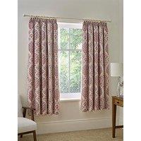 Dreams & Drapes Ashmead Pencil Pleat Curtains In Berry
