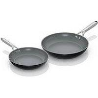 Ninja Ceramic Pro 2 Piece Frying Pan Set Black