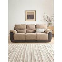 The Very Collection Santori Chenille 3 Seater Manual Recliner Sofa