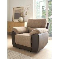 The Very Collection Santori Chenille Manual Recliner Armchair