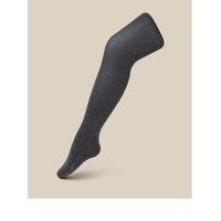 Monsoon Girls Soft Lined Sparkle Tights - Black